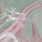Caithness Rondo Glas Vase Pink-Weißer Wirbel aus Schottland