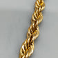 Klassische Kordelkette in Gold-Optik Eleganter Schmuck für jeden Anlass