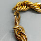 Klassische Kordelkette in Gold-Optik Eleganter Schmuck für jeden Anlass