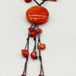 Edle Karneol Stein Kette Extravagante Damen Kette