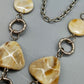 Elegante Damen Kette mit Herzanhänger und Quaste