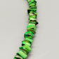 Auffällige Grüne Perlmutt Kette Modischer Muschelschmuck