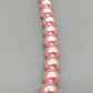 Elegante Damen Perlen Kette in Rosa Klassischer Modeschmuck