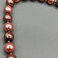 Edle Perlen Kette in Rosé und Braun