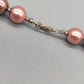 Edle Perlen Kette in Rosé und Braun