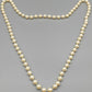 Klassische Perlenkette in Creme Zeitloser Schmuck für jeden Anlass