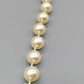 Klassische Perlenkette in Creme Zeitloser Schmuck für jeden Anlass
