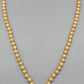 Vintage Perlen Kette mit floraler Strass Schließe