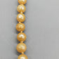 Vintage Perlen Kette mit floraler Strass Schließe