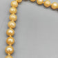 Vintage Perlen Kette mit floraler Strass Schließe