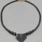 Elegante Hämatit Kette Stilvolles Collier mit geometrischen Elementen