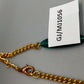 Elegante Damen Kette mit grünen und braunen Elementen