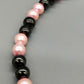 Elegante Damen Kette mit rosa Perlen und Hämatit