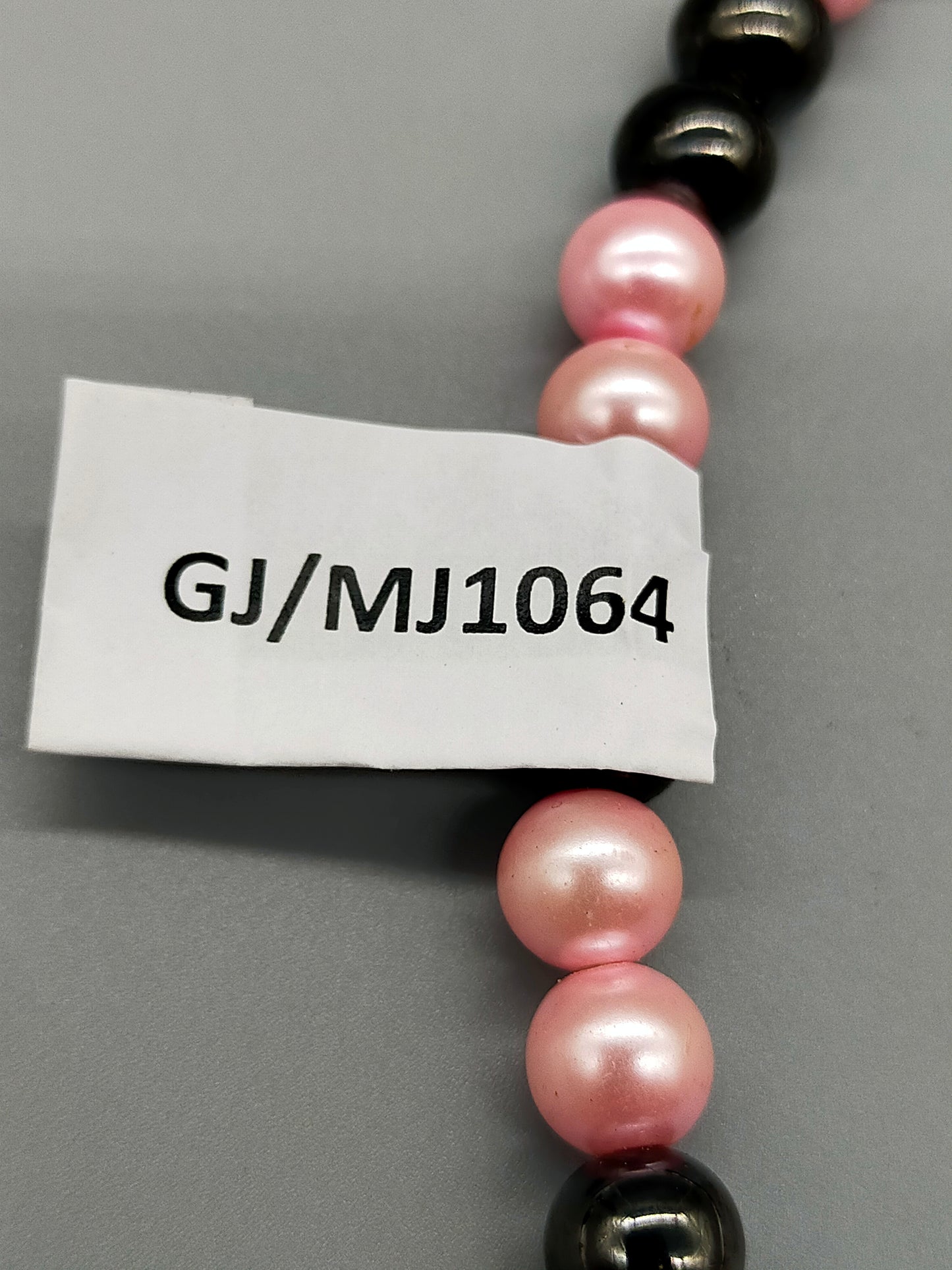 Elegante Damen Kette mit rosa Perlen und Hämatit