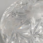 Edle Bleikristall Dose mit Deckel Elegante Bonboniere mit Blumenschliff