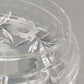 Edle Bleikristall Dose mit Deckel Elegante Bonboniere mit Blumenschliff