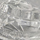 Edle Bleikristall Dose mit Deckel Elegante Bonboniere mit Blumenschliff