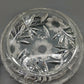 Edle Bleikristall Dose mit Deckel Elegante Bonboniere mit Blumenschliff