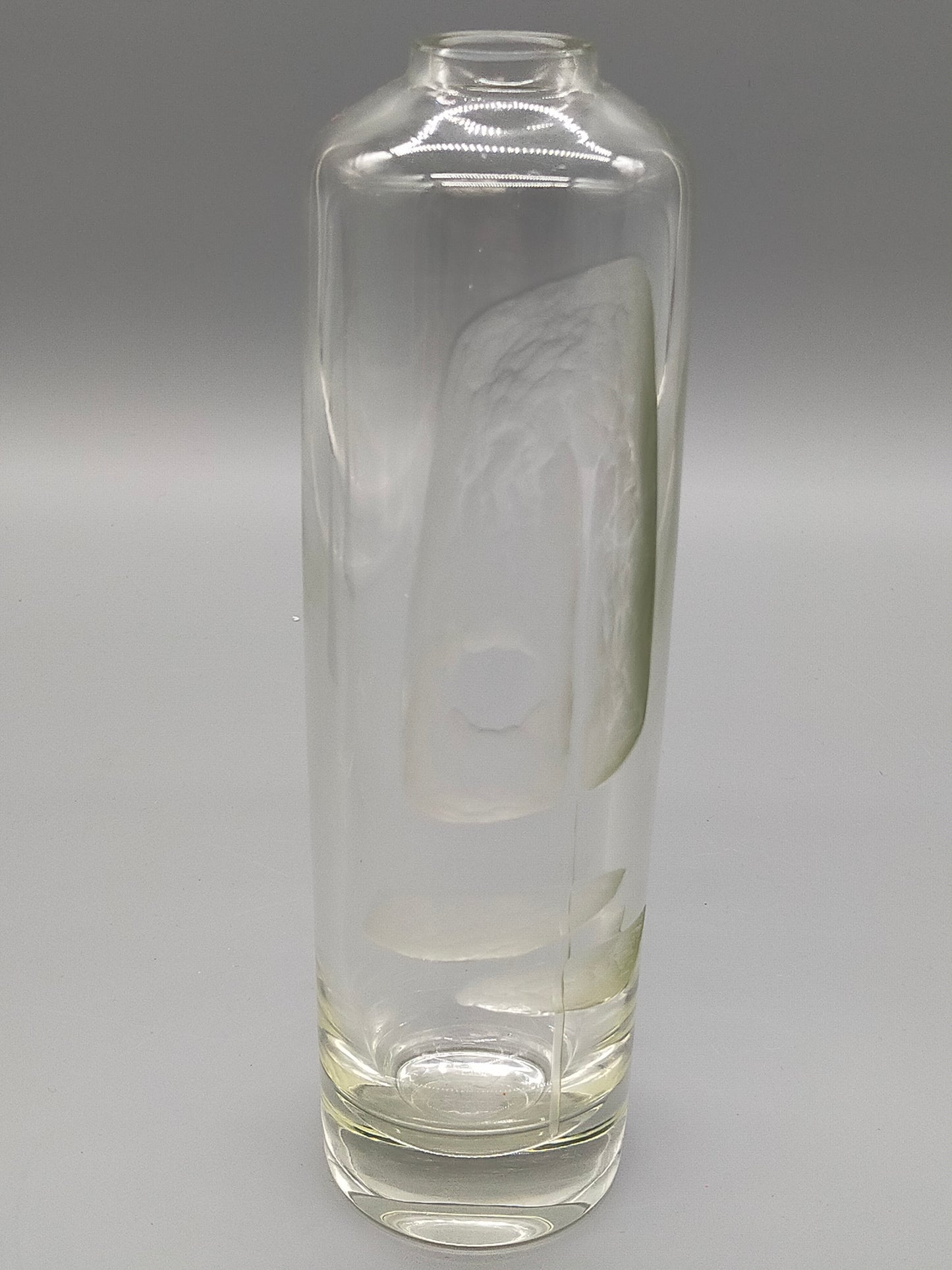 Elegante Glas Vase in Zylinderform Schlankes Design