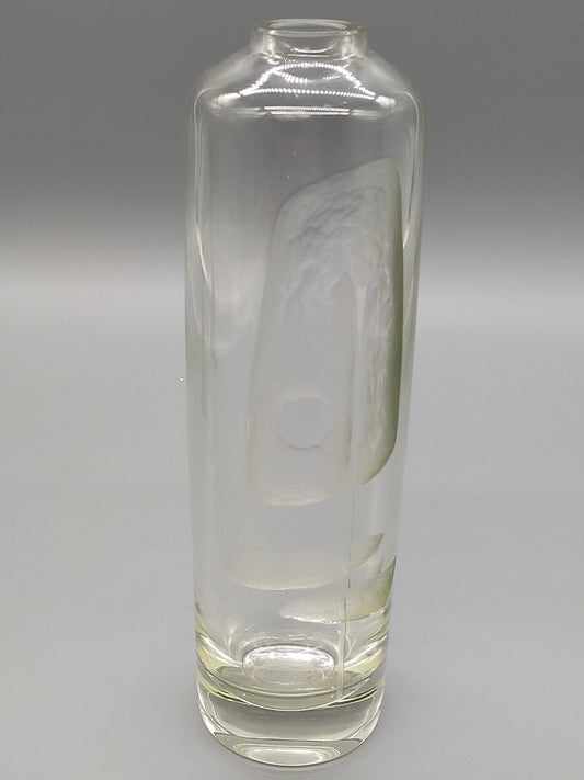 Elegante Glas Vase in Zylinderform Schlankes Design