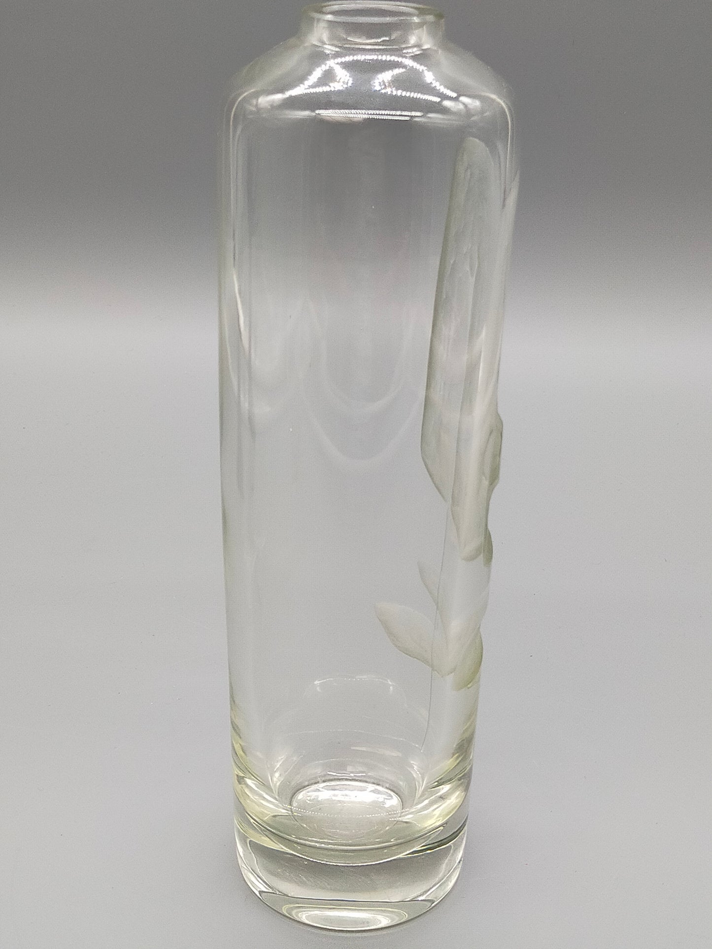Elegante Glas Vase in Zylinderform Schlankes Design