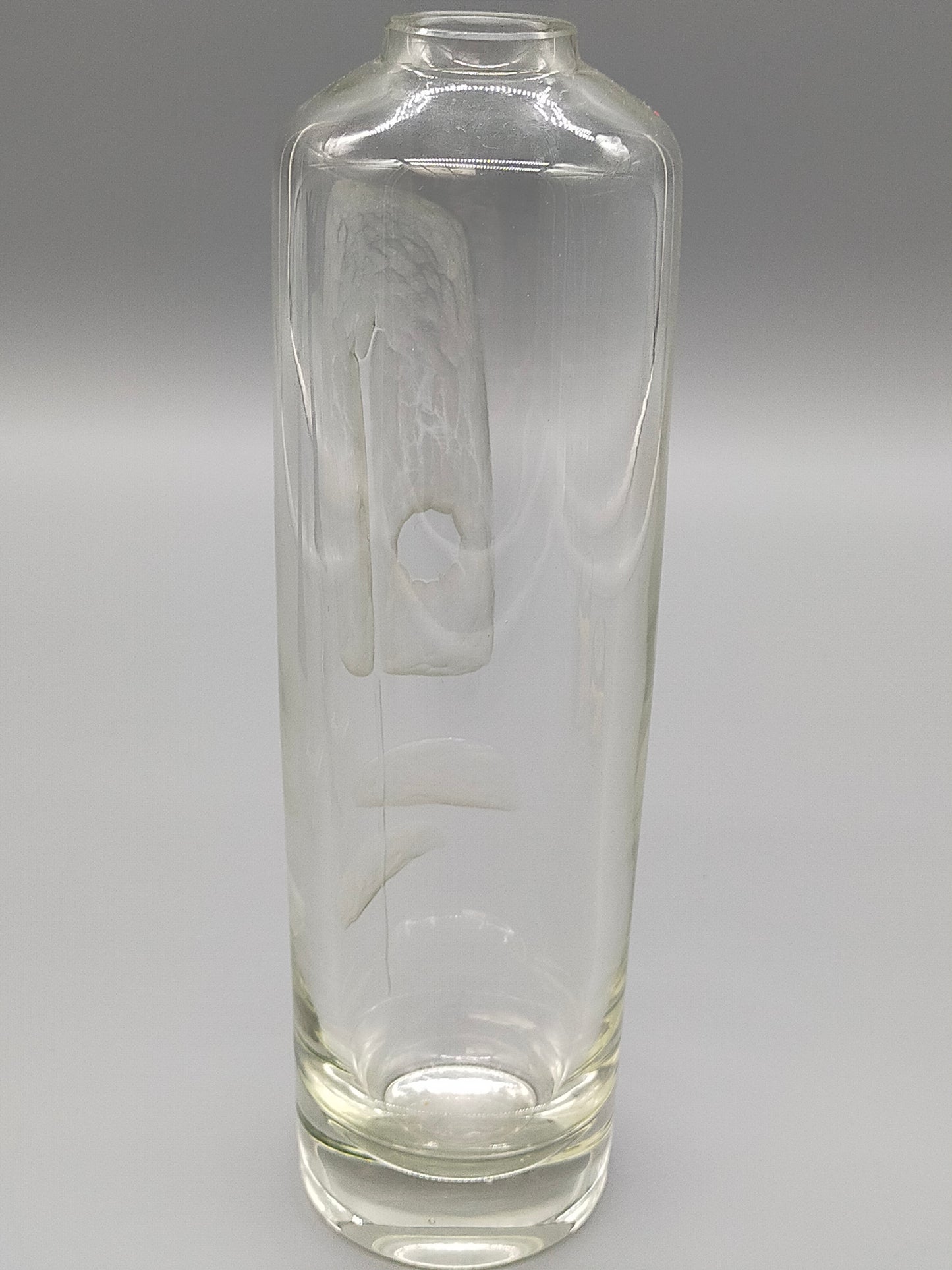 Elegante Glas Vase in Zylinderform Schlankes Design