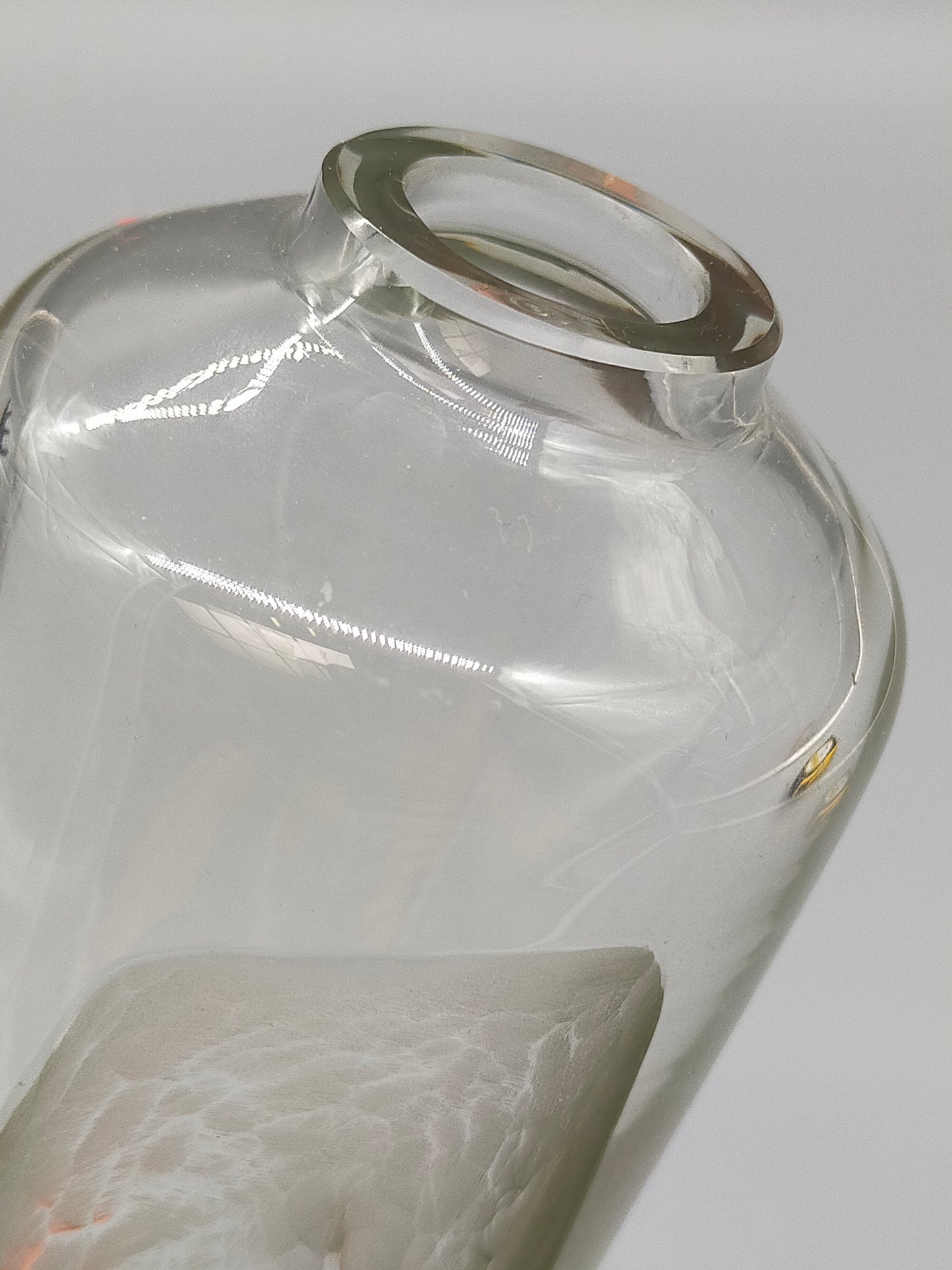 Elegante Glas Vase in Zylinderform Schlankes Design