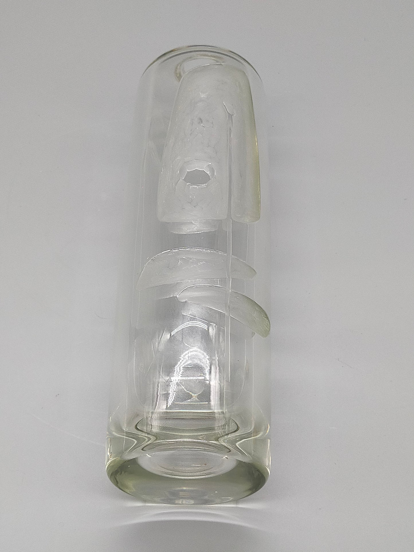 Elegante Glas Vase in Zylinderform Schlankes Design