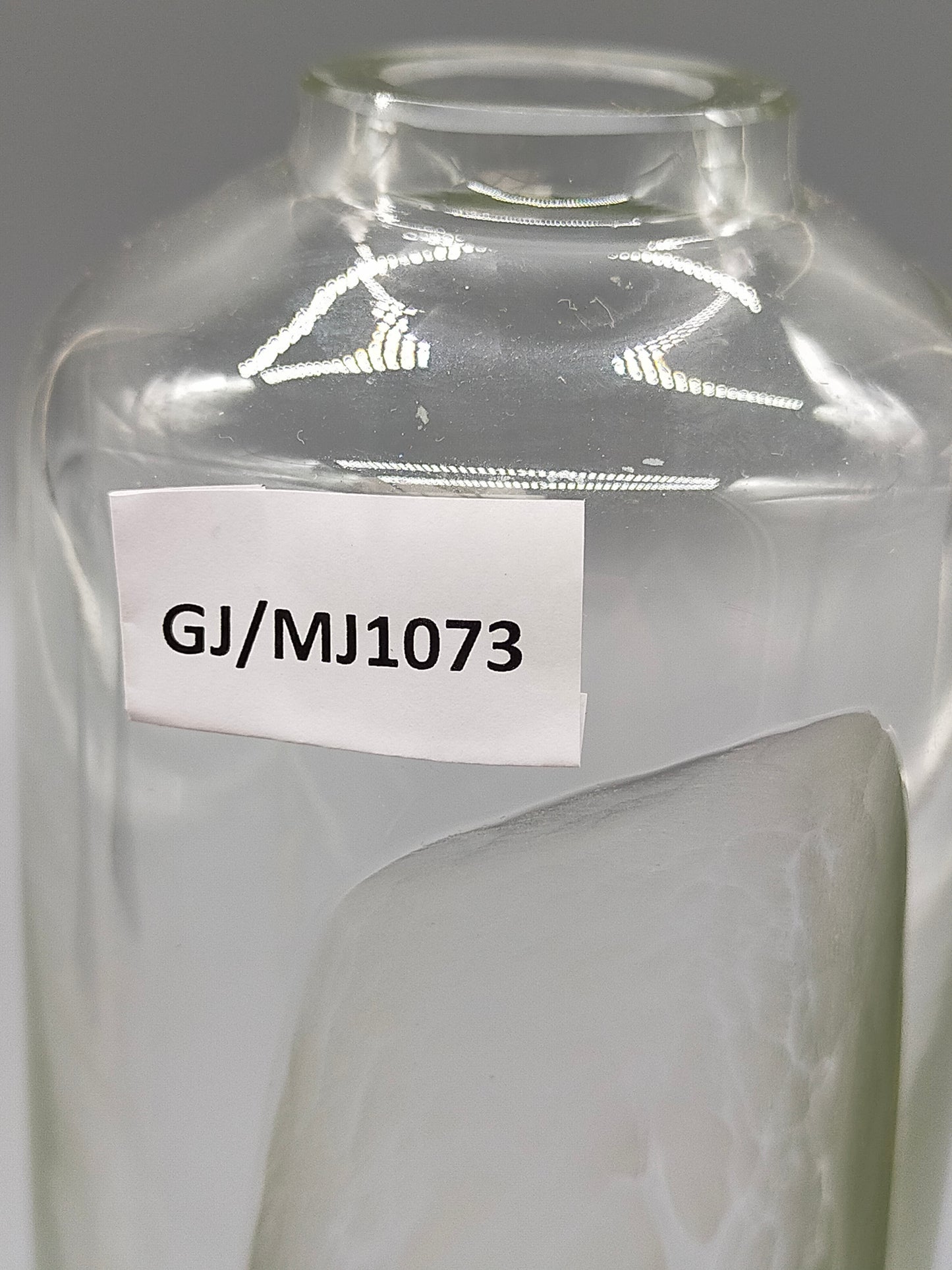 Elegante Glas Vase in Zylinderform Schlankes Design