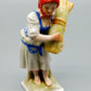 Herend Porzellan Figur Mädchen mit Ährenbündel Handbemalt