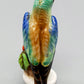 Antike Herend Porzellanfigur Vogel auf Ast Handbemalt 1941