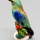 Antike Herend Porzellanfigur Vogel auf Ast Handbemalt 1941