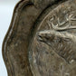 Antiker wandteller mit Hirschmotiv Rustikales Jagddekor