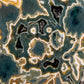 Faszinierender Ozean Jaspis Anschliff Farbintensiver Orbicular Jasper