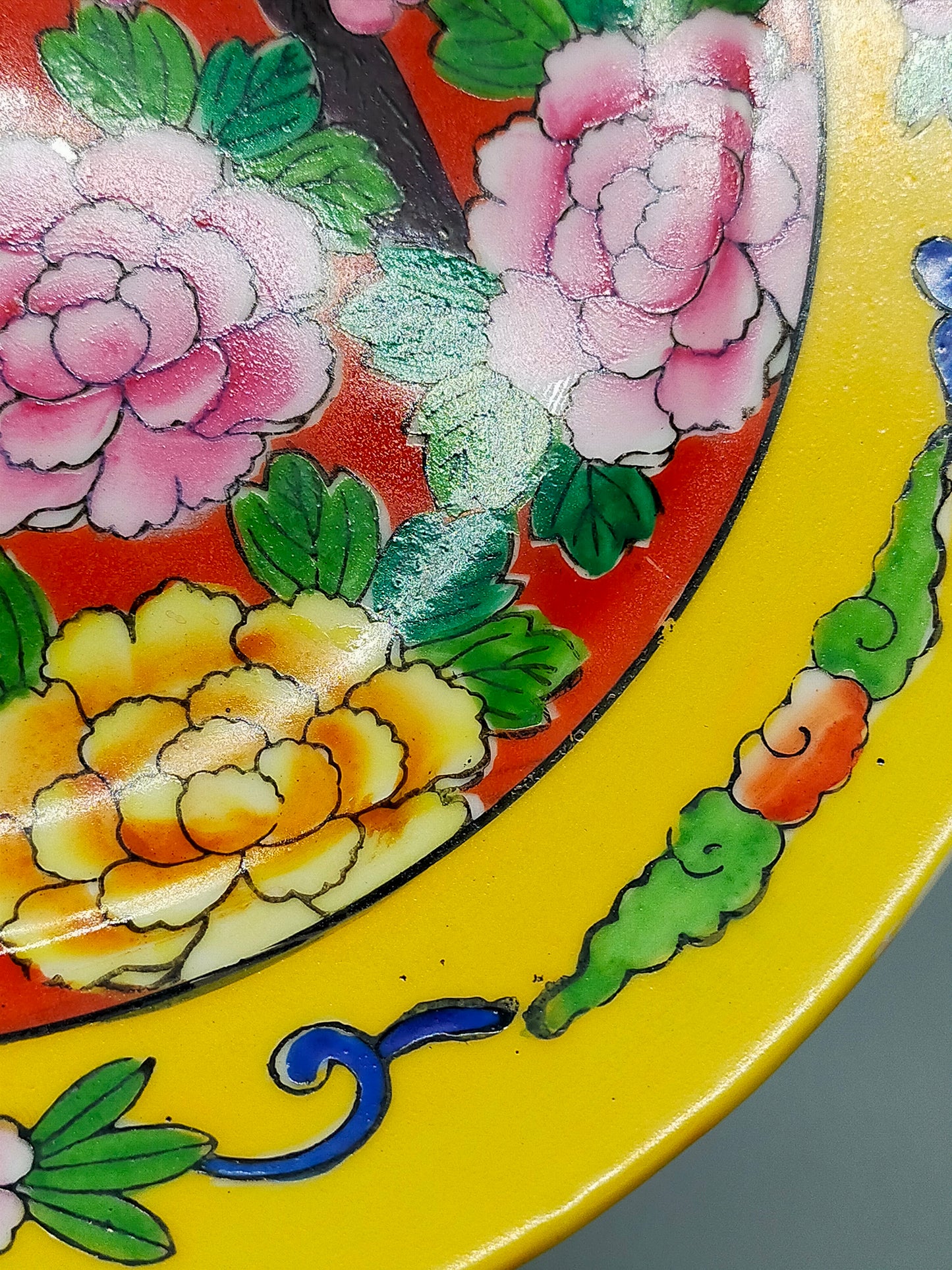 Prachtvoller Seiei Porzellan Teller Japanische Kunst mit Vögeln