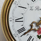 Klassische La Rose de Provence Wand Uhr Stilvolles Vintage-Design