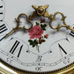 Klassische La Rose de Provence Wand Uhr Stilvolles Vintage-Design