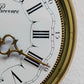 Klassische La Rose de Provence Wand Uhr Stilvolles Vintage-Design