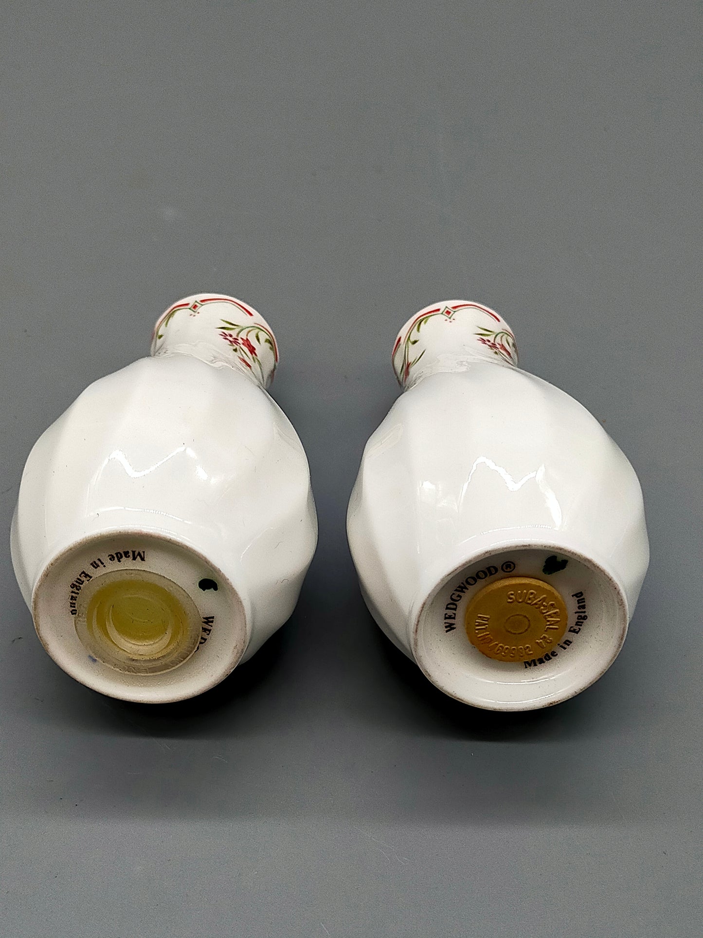 Klassisches Wedgwood Salz & Pfeffer Streuer Set Elegante Porzellan