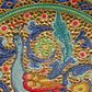 Deruta G.P. Gialletti Prunksteller Byzantinisches Mosaik Pfau