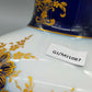 Edle Krautheim Selb Bavaria Vase  Prunkvase mit Golddekor und Kobaltblau