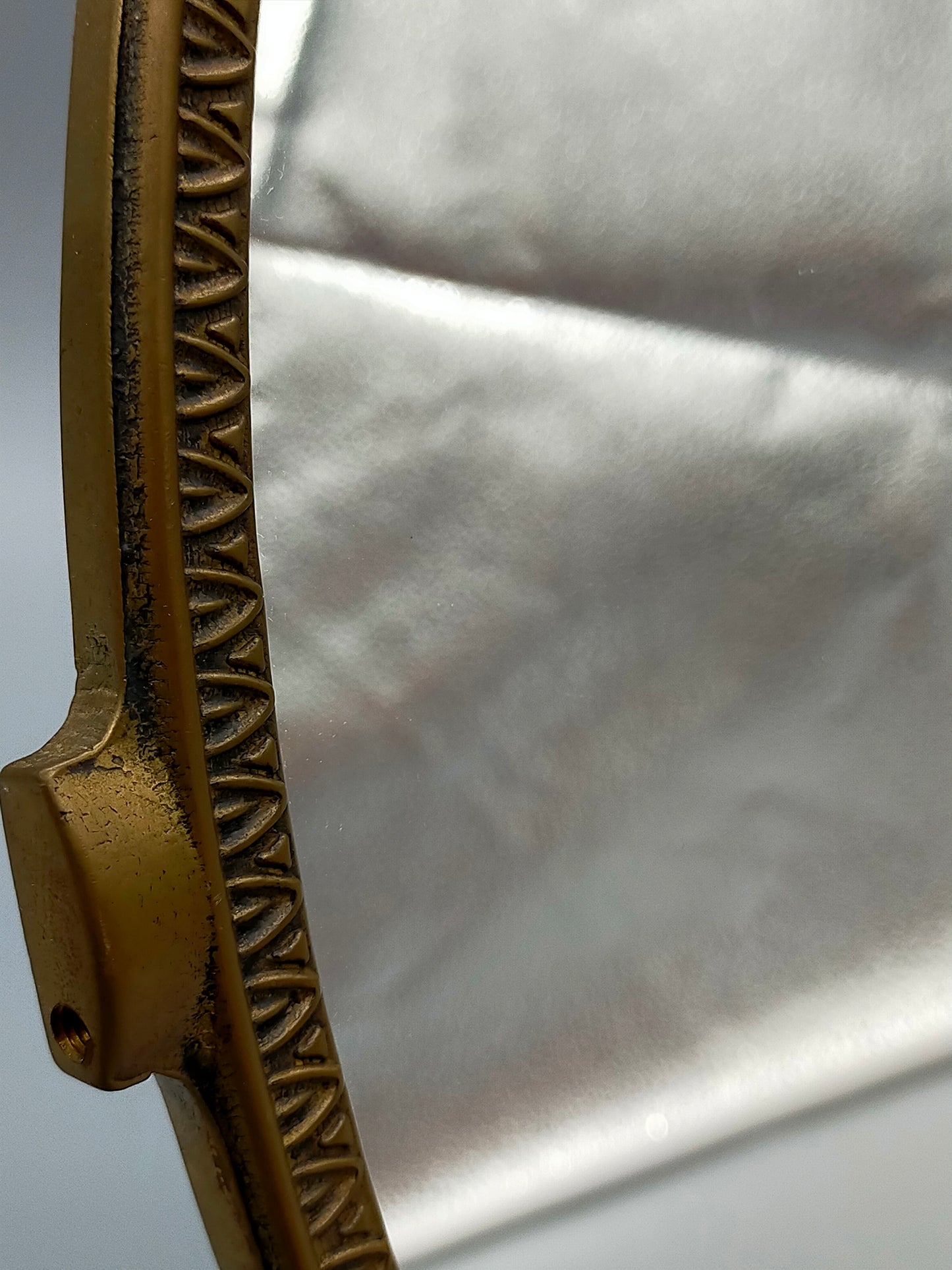 Eleganter Vintage Wandspiegel im Barock Stil Ovaler Prunkspiegel