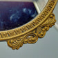 Eleganter Vintage Wandspiegel im Barock Stil Ovaler Prunkspiegel