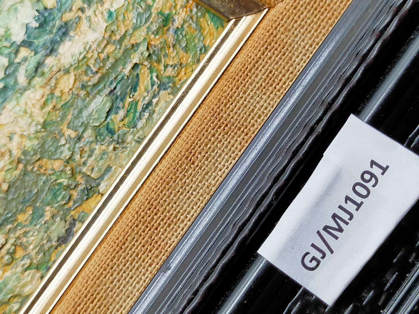 Spanische Schule J. Gimeno Guerri Elegante Damen im Park Ölgemälde