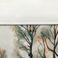 Englische Schule (XX) Flusslandschaft mit Bäumen 1924 Aquarell