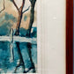 Englische Schule (XX) Flusslandschaft mit Bäumen 1924 Aquarell