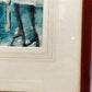 Englische Schule (XX) Flusslandschaft mit Bäumen 1924 Aquarell