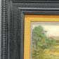 J. Gimeno Guerri Ölgemälde Idyllische Flusslandschaft mit Enten