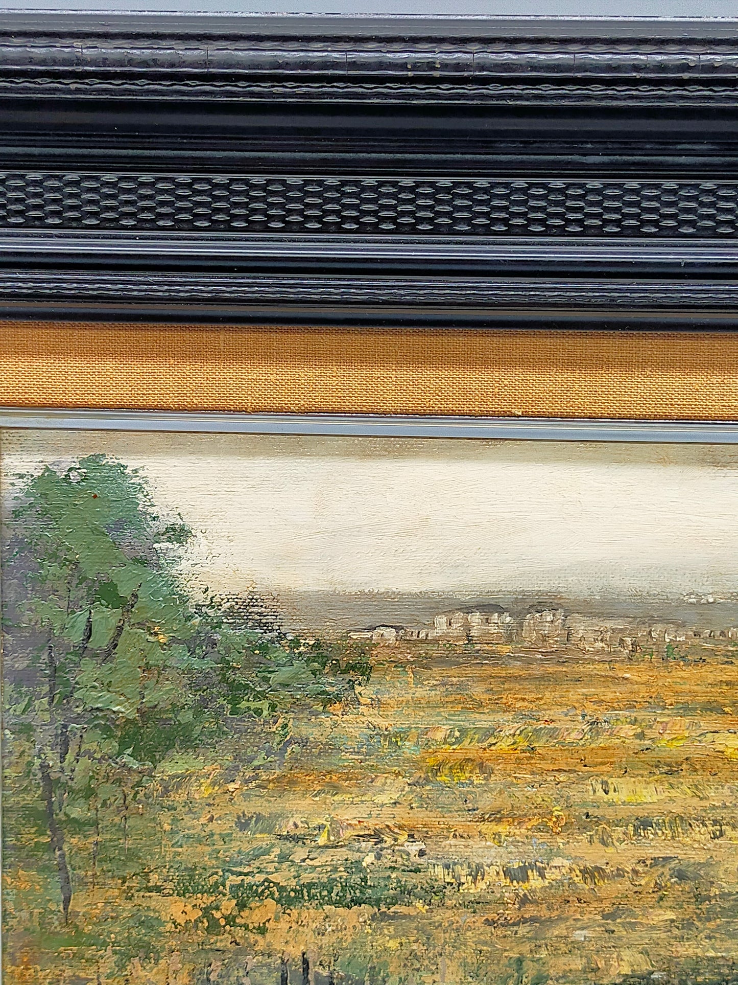 J. Gimeno Guerri Ölgemälde Idyllische Flusslandschaft mit Enten