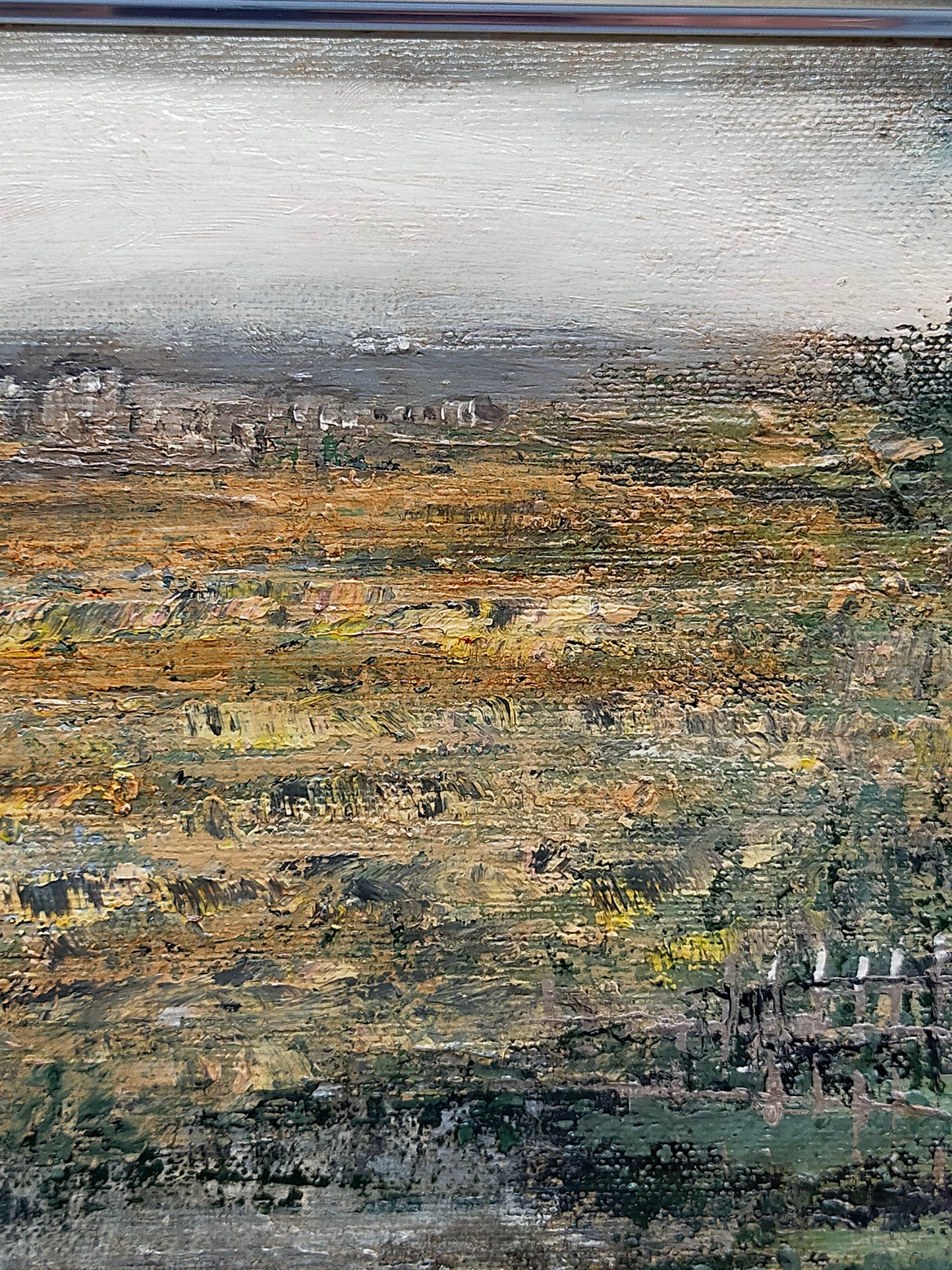 J. Gimeno Guerri Ölgemälde Idyllische Flusslandschaft mit Enten